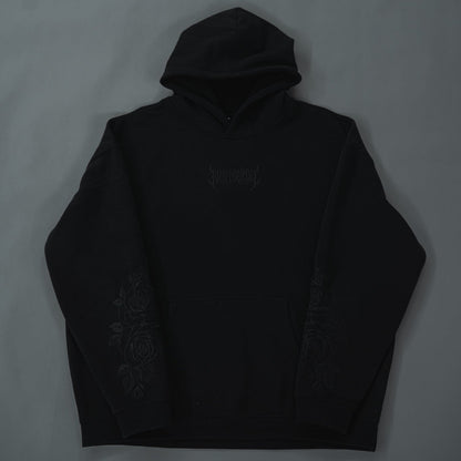 Embroidered Rose Hoodie