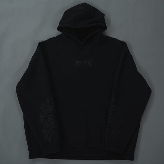 Embroidered Rose Hoodie