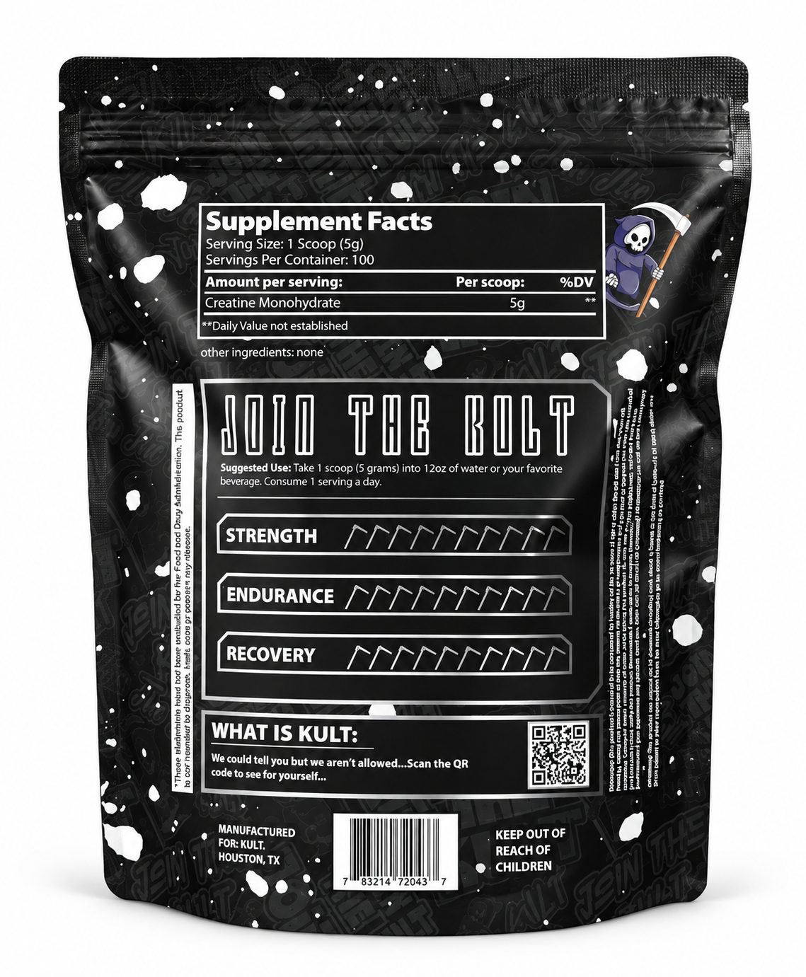 Creatine Monohydrate 100 Servings