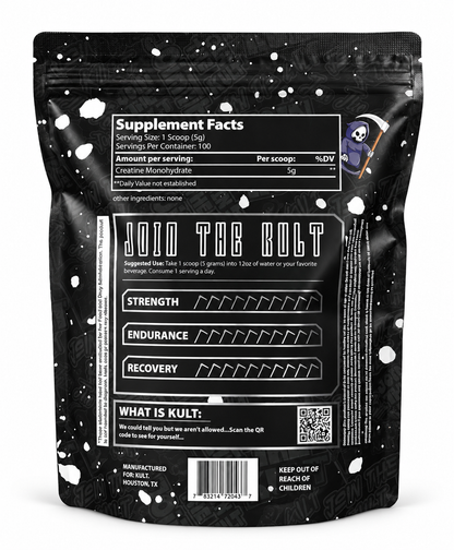 Creatine Monohydrate 100 Servings