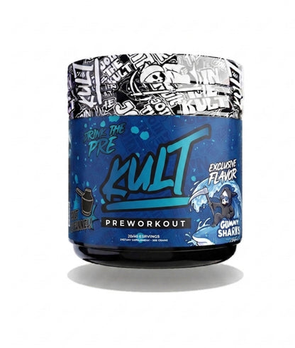 KULT Preworkout + FREE Creatine (Gummy Shark)