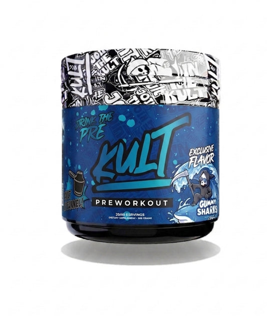KULT Preworkout + FREE Creatine (Gummy Shark)